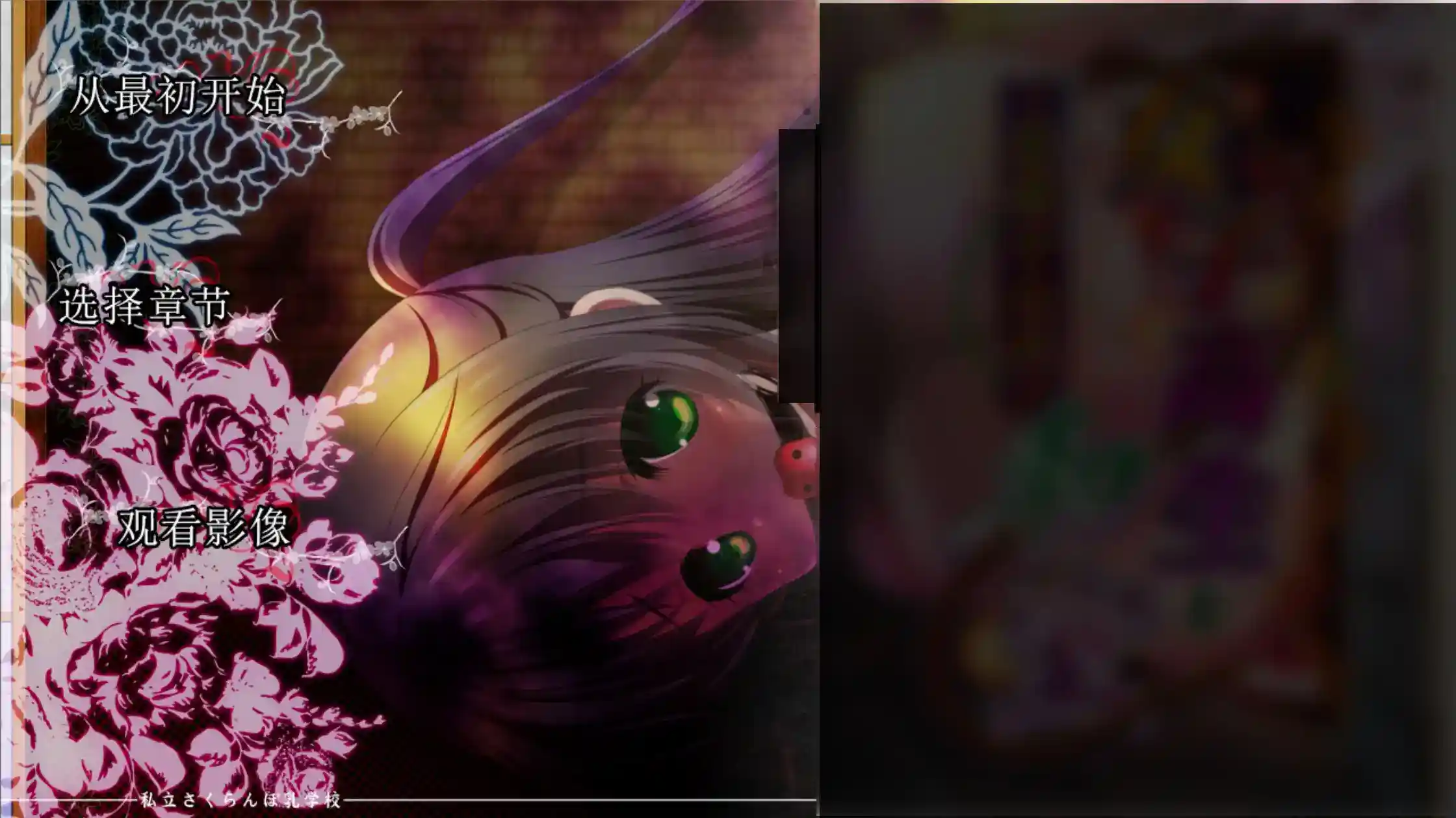 《女子高生と和室 善明すみれ》中文双端正式发布｜多结局悬疑GAL神作