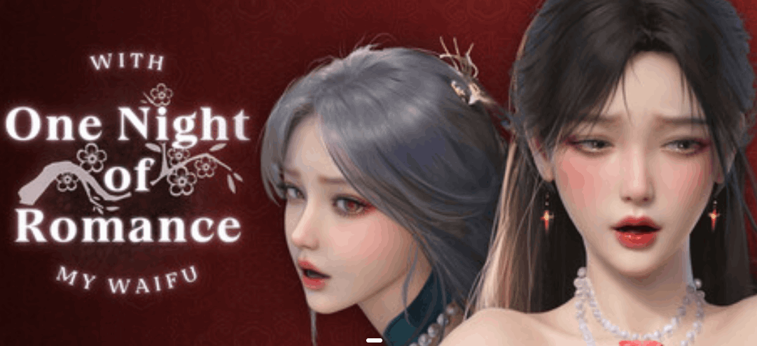 《One Night of Romance with my waifu》PC版SLG游戏评测：官方中文+动态效果+2.3G容量