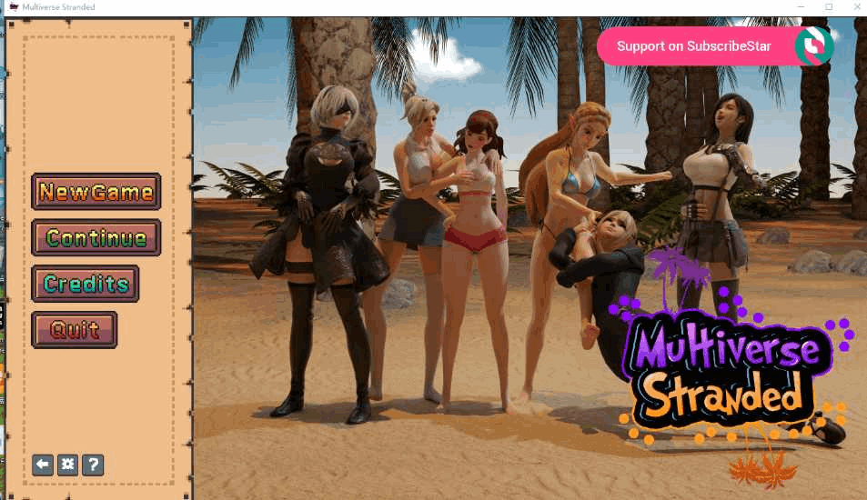 《多元宇宙搁浅》V2.04 内嵌汉化步兵版｜科幻互动SLG｜跨次元冒险｜全动态内容图片-1