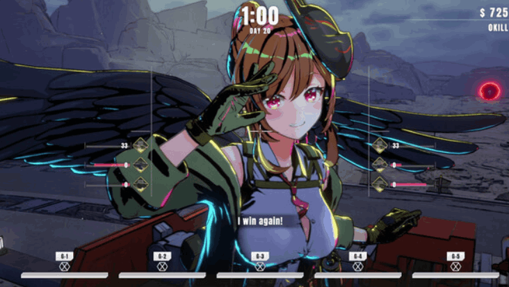 《御炮少女》STEAM中文版：NANAIRO ENTERPRISE塔防新作 | 全动态爆衣战斗 | 700M轻量安装